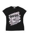 Dimensione Danza Toddler Girl T-shirt Black Size 6 Cotton, Lycra In Black