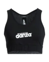 Dimensione Danza Woman Top Black Size L Cotton, Elastane In Black