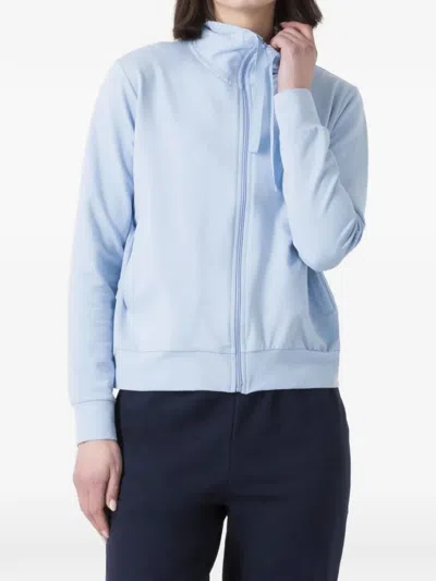Dimensione Danza Zip-up High-neck Sweater In Blue