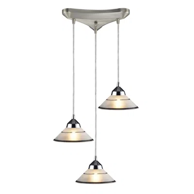 Dimond Home Elk Lighting Refraction Pendant In Chrome