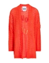 Dimora Woman Cardigan Orange Size 6 Acrylic, Polyamide, Mohair Wool