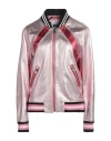 Dimora Woman Jacket Pink Size 4 Leather