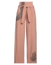 Dimora Woman Pants Light Pink Size 4 Cotton In Pink