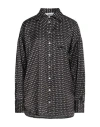 Dimora Woman Shirt Black Size 6 Viscose In Black