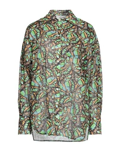 Dimora Woman Shirt Light Green Size 6 Viscose