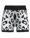 Dimora Woman Shorts & Bermuda Shorts Black Size 4 Acrylic, Polyamide, Polyester, Wool, Viscose In Black