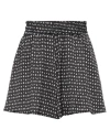 Dimora Woman Shorts & Bermuda Shorts Black Size 6 Viscose In Black
