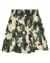 Dimora Woman Shorts & Bermuda Shorts Military Green Size 4 Viscose In Green