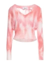 Dimora Woman Sweater Pink Size L/xl Acrylic, Polyamide, Wool, Mohair Wool In Pink