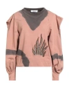 Dimora Woman Sweatshirt Antique Rose Size 8 Cotton