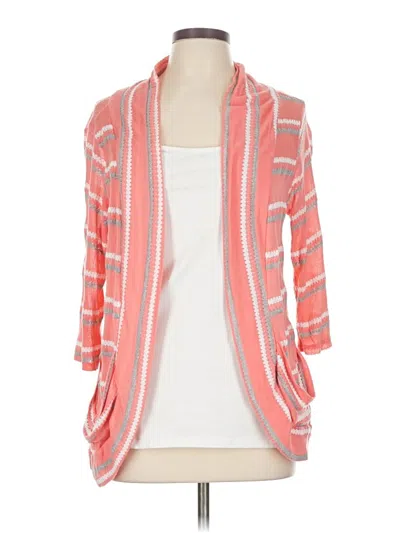 Pre-owned Dina Be Cardigan Sweater In Pink