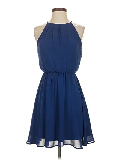 Pre-owned Dina Be Casual Dress In Blue