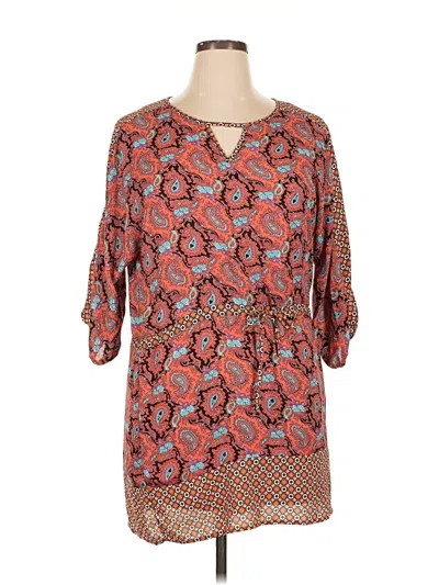 Pre-owned Dina Be Casual Dress In Orange