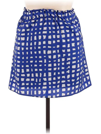Pre-owned Dina Be Casual Skirt In Blue
