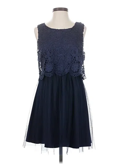 Pre-owned Dina Be Cocktail Dress In Blue