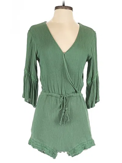 Pre-owned Dina Be Romper In Green