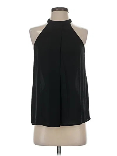 Pre-owned Dina Be Sleeveless Blouse In Black