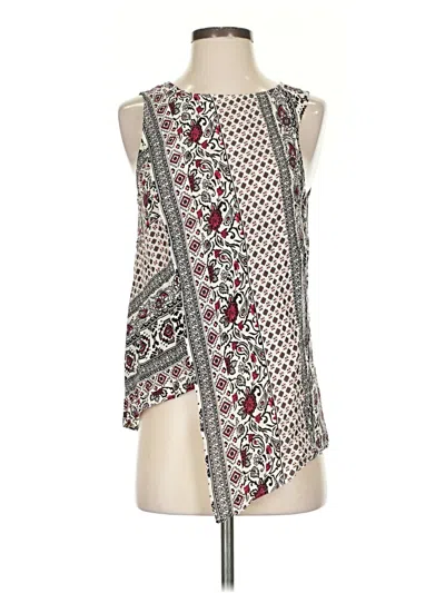 Pre-owned Dina Be Sleeveless Blouse In Gray