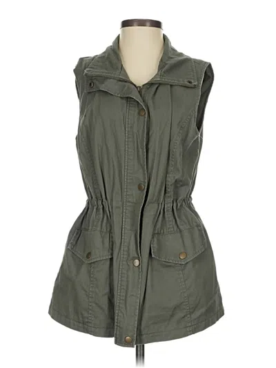 Pre-owned Dina Be Vest In Green
