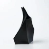 Dina Decor Geo Tall Vase In Black