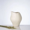 Dina Decor Mosco Cream Vase In White