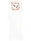 Dina Melwani Crystal-embellished Maxi Dress In Neutrals