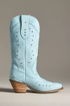 Dingo 1969 Pretty 'n Pink Embellished Western Boots In Blue