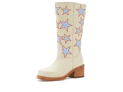 DINGO AMERICAN DREAM WOMEN'S BOOTS CREAM: 8 B - MEDIUM