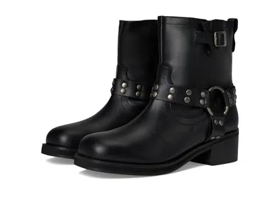 Dingo Anarchy Leather Bootie Women's Boots Black: 6.5 B - Medium
