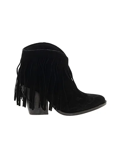 Pre-owned Dingo Ankle Boots In Black