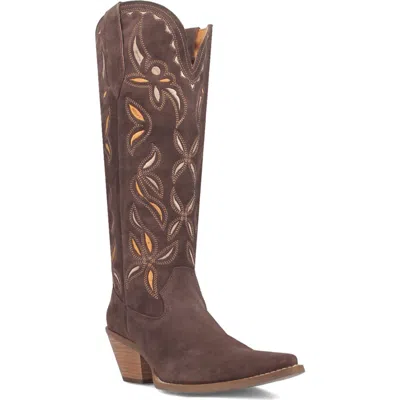 Dingo Bandelera Knee High Western Boot In Brown