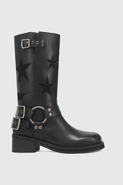 Dingo Blacklist Star Leather Boot In Black, Women's At Urban Outfitters