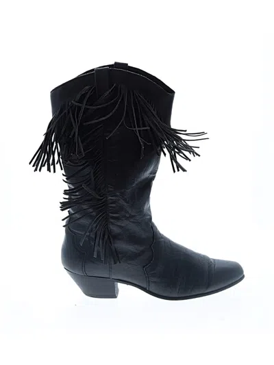 Pre-owned Dingo Boots In Black