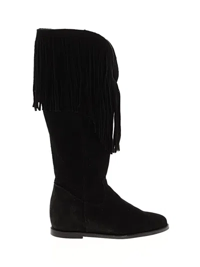 Pre-owned Dingo Boots In Black