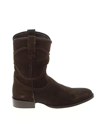 Pre-owned Dingo Boots In Brown