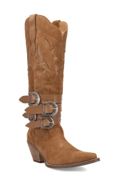 Dingo Buck Wild Knee High Western Boot In Brown