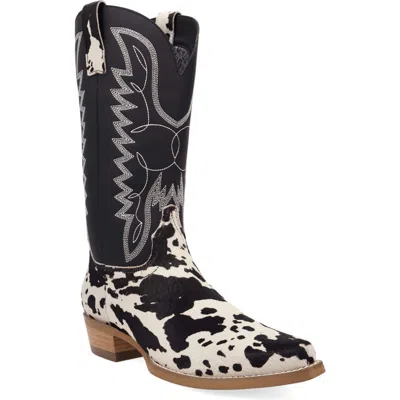 Dingo Bull's Eye Western Boot In Black