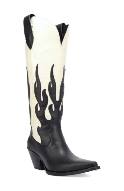 Dingo Burnin' Love Knee High Western Boot In Multi