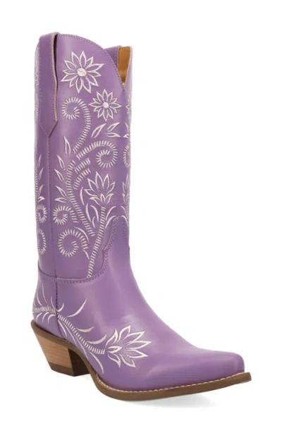 Dingo Buttercup Embroidered Western Boot In Multi