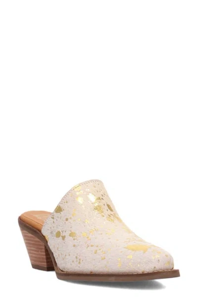 Dingo Cash Cow Genuine Calf Hair Mule