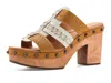 Dingo Chateau Platform Wedge Sandal In Multi