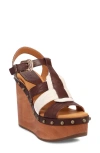 Dingo Cosmo Slingback Platform Wedge Sandal