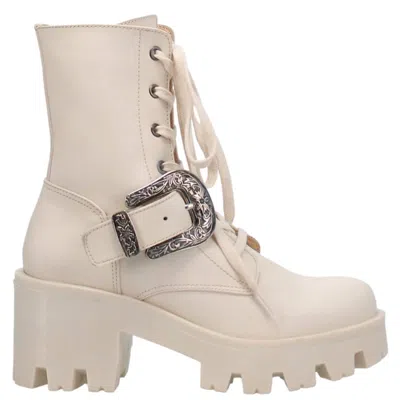 Dingo Double Down Cream Di933-102 Women's In White
