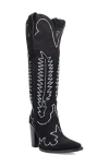 Dingo Double Take Over The Knee Western Boot In Multi