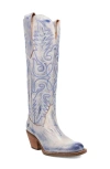 Dingo Faded Love Western Boot In Blue