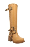 Dingo Fillmore Studded Knee High Boot In Brown