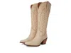 Dingo Knee High Western Boot In Neutral
