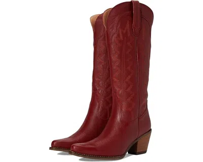Dingo High Cotton Western Boots Womens 11 Red Leather Block Heel Pull On Khd2533