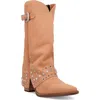 Dingo Howdy Honey Rhinestone Western Boot In Orange
