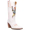 Dingo Joker Embroidered Western Boot